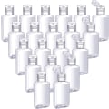 Miniatyrbild 1 av 5: 50 st transparenta tomma reseflaskor 30 ml/ 1 oz flip-lock tom behållare bärbar påfyllningsbar flip-top flaskor för resor utomhus