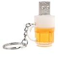 Miniatyrbillede 1 af 3: Computer Tilbehørssæt Øl Nøglering Stil USB Flash Disk Med 2gb Hukommelse