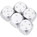 Pikkukuva 2 / 5: 6-puolinen noppasarja - Alumiiniseos DND-noppapöytäpeli Pokeripelit Noppasarja säilytyslaatikolla, 5 kpl