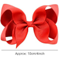 Miniatyrbilde 2 av 3: 12 stk. Hårbåndsløyfer 3 tommer Cheerleading Alligator Clips Tilbehør 2 Count Red