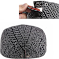 Miniatyrbilde 5 av 5: Herre Vinter Flat Caps Hatter Spiss Flat Cap Avisgutthatter Acsergery Gave