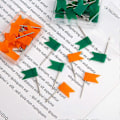 Miniatyrbillede 3 af 5: 160 stk. farvede flag-tryknåle, rejsekortnåle, markeringsnåle, 8 assorterede farver
