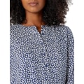 Miniatyrbilde 3 av 5: Langermet vevd bluse for kvinner Style 5 XL