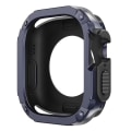 Miniatyrbillede 2 af 5: Urkasse til Apple Watch Series 8 7 41mm/Series 6 5 4 SE (2022) SE 40mm TPU+PC Stødsikker Ramme Midnight Blue