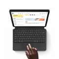 Miniatyrbillede 5 af 5: Integreret tastaturcover med touchpad til Amazon Fire Max 11 Bluetooth-tastatur PU lædercover