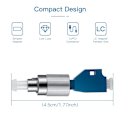 Miniatyrbild 2 av 5: 4 st Visual Fault Locator Fiberadapter, Fiberoptisk Koppling, Singlemode 9/125um FC Hane till LC Hona Hybrid Optisk Fiber