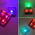 Miniatyrbillede 3 af 5: Solcellelamper - Solcelle Isterning Lamper Landskab Sti Vandtæt Lampe Til Udendørs Have Gårdhave Xixi green
