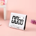 Miniatyrbild 4 av 5: Digital Kök Timer, Stor Siffra Kök Timer Och Nedräkning, Kök Klocka/Kök Alarm Med Baksida, Lcd-Display, 2pack(vit)