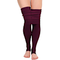 Miniatyrbilde 1 av 5: Fleeceforede Vintervarme Leggings for Kvinner Tykke Termiske Fløyelsstrømpebukser S-l