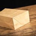 Pikkukuva 4 / 5: 265 x 170 mm voimapaperista valmistetut mini-/pienet paperikassit, pakkauskassit, voimapaperikassit, leipäkassit, lahjakassit (100 kpl)