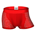 Miniatyrbild 1 av 5: Män Boxershorts Underkläder Mesh Andas Bekväma Kalsonger Män Boxershorts Herrtrosor Red 2XL