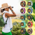 Miniatyrbillede 5 af 5: 22mm Camouflage Nylon Justerbar Urrem Til Samsung Galaxy Watch 3 45mm/Huawei Watch GT3 Pro 46mm Orange