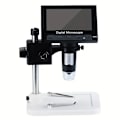 Miniatyrbilde 3 av 4: 4.3\" Myntmikroskop, 4.3 Tommers LCD Digitalt Mikroskop 1000x, Myntforstørrer Med 8 Justerbare LED-Lys, For PC-Visning, Windows-Kompatibel