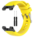 Pikkukuva 3 / 3: 22mm universaali silikoninen ranneke Huami Amazfit T-Rex(Pro)/Ares -kelloon, korvaava ranneke Yellow