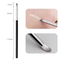 Miniatyrbillede 2 af 5: Dobbelt-endet Concealer Børste, Lavet af Fiberhår, Aluminiumsrør, Birkemaling, Let at Bruge