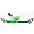 Miniatyrbilde 4 av 5: Green50 stk. Papirserviettringer 3d Sommerfugl, Serviettring, Rund Bryllupsbordsserviett For Bryllup, Kommunion, Bursdag, Jul, Bankett