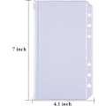 Miniatyrbillede 3 af 5: Bindlommer Plastik Binder Lynlåsmapper Vandtætte A6 Size