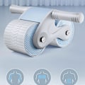 Miniatyrbillede 4 af 5: Ab Roller Træningsudstyr Automatisk Tilbagespring Abdominal Hjul AB Roller Core Træningsudstyr ABs Roller Hjul Gym Tilbehør Træning Hjemme Grey