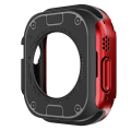 Miniatyrbild 2 av 5: För Apple Watch Ultra 49mm Watch Case PC+TPU Anti-Scratch Skyddande Skal Red