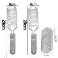 Miniatyrbilde 2 av 5: 2 Fotrasper i metall (fotfil) + 1 gratis erstatningsblad 2 gray handle file * 1 file large hole