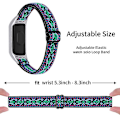 Miniatyrbillede 2 af 5: Nylon Flettet Elastisk Udskiftningsurrem Til Xiaomi Mi Band 7 Justerbar Løkke Armbånd Style 19