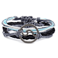 Miniatyrbilde 5 av 5: 5 stk. Surferbølgearmbånd Havbølge Justerbart Vanntett Håndlaget Vennskapsarmbånd Sommerarmbånd Ankelkjeder Smykker for Kvinner Tenåringsjenter