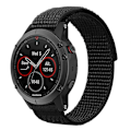 Miniatyrbild 2 av 5: För Garmin Tactix 7 Pro/Fenix 7X/Fenix 6X Pro 26mm Sömnad Klockarmband Justerbar Nylon Loop Black