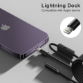 Miniatyrbild 2 av 5: Iphone-endoskop, 7,9 mm linsinspektionskamera för Iphone&ipad, 5 meter halvstyv kabel boreskop Ios Ip68 vattentät med 8 LED-lampor, kompatibel