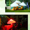 Miniatyrbilde 4 av 5: Sopp Sensor LED Nattlys Plugg Sopplys, Egnet For Soverom, Baderom, Trapper, Korridorer Pink style style3