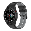 Miniatyrbillede 2 af 5: Silikone Urrem Til Samsung Galaxy Watch6 40/44mm/ Watch6 Classic 43/47mm/Watch 4/5 40/44mm Black  Grey