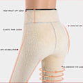 Miniatyrbild 3 av 5: Fleecefodrade vintervarma leggings för kvinnor, termiska fleecefodrade leggings, mjuka