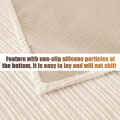 Miniatyrbild 3 av 5: 2023 Ny sofföverdrag Chenille sofföverdrag för 3-sits soffa, halkfri L-formad sofföverdrag, möbelskydd sofföverdrag för sittdyna soffa Cream pillowcase 45x45