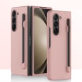 Pikkukuva 1 / 5: Z Fold 5 -kotelo, ohut, erittäin ohut, iskunkestävä PC-kotelo, yhteensopiva Samsung Galaxy Z Fold 5:n kanssa, jossa on S Pen -pidike ja näytönsuoja Pink For Galaxy Z Fold 5