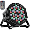 Miniatyrbilde 1 av 5: RGB 36 LED Scenebelysning Lydaktivert - Par Lys med DMX-kontroll, 7 moduser