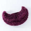 Miniatyrbild 5 av 5: Baby flickor chiffong fluffiga pettiskirts tutu prinsessa festkjolar balett danskläder färger tjejs rok Generation wine red L size height 120-140cm