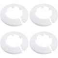 Pikkukuva 1 / 4: 4 kpl Seinälaipan ulkohalkaisija Laippa Helppo asennus Muovinen patterin peitelevy Vesiputken viemärilinjan suojus Kaulus Seinäputken suojus Koristelu Pi White 40 mm