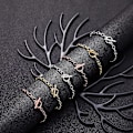Miniatyrbilde 4 av 5: 24 Stykker Armbåndskjeder med OT-lås Rustfritt Stål Armbånd Lenkekjeder DIY Smykkefremstilling Armbåndskjeder for Kvinner DIY Smykkekunst S