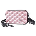 Miniatyrbild 1 av 5: BAELLERRY N1206 ABS+PC Hård Skal Kosmetika Väska Toalettväska Organizer Mini Crossbody Väska Rose Gold