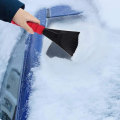 Miniatyrbild 4 av 5: Röd bil isskrapa, isskrapa med mjukt halkfritt handtag, isskrapa i plast, bilsnöskyffel, vindruteskrapa frostrensare vinterverktyg