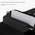 Miniatyrbild 5 av 5: MSR90 USB Magnetisk Stripe Kortläsare Kortläsare Stripe 3 Spår Mini Swiper för USB PC