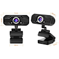 Miniatyrbilde 3 av 5: K68 1080P Fastfokus Webkamera USB 2.0 Webkamera med Mikrofon