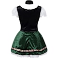 Pikkukuva 5 / 5: Naisten Oktoberfest-asu, Halloween saksalainen baijerilainen samettinen Dirndl-mekko Green X Large