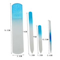 Pikkukuva 2 / 5: Jalkaraspilla - Käsityönä tehty lasinen jalkaviila - Kovettumien ja kuolleen ihon poistaja - Karkea - Kovan ihon poistaja Handle glass foot file set of4