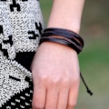 Miniatyrbillede 2 af 2: Armbånd Herre Ægte Læder Linned Premium Rustfrit Stål Armbånd Flettet