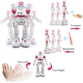Miniatyrbild 3 av 5: RC-robotleksaker för barn, programmerbar smart fjärrstyrd robotleksak, intellektuell styrning, laddningsbar, gående dansande robot med geststyrning