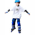 Miniatyrbillede 2 af 5: Justerbare Inline Skøjter Led Inline Skøjter Blue M
