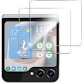 Miniatyrbilde 1 av 5: 2 stk. skjermbeskytter for Samsung Galaxy Z Flip 5, skjermbeskytter i herdet glass, ingen bobler