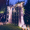 Miniatyrbillede 3 af 5: 300 LED Vinduesgardin Lys, Fe Twinkle Lys med 8 Tilstande, USB Drevet Hængende Lys med Fjernbetjening til Jule Soveværelse 3M x 3M Multicolor