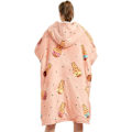 Miniatyrbillede 3 af 5: Oversized Hætteklæde Tæppe Sweatshirt til Kvinder, Printet Flanel Sherpa Tæppe Stor Lomme, Super Blød Varm Hyggelig Bærbar Tyk Hættetrøje One Size Passer Til Alle