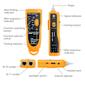 Miniatyrbillede 4 af 5: RJ11 RJ45 Kabeltester Linjefinder Ethernet LAN Netværkskabeltester Multifunktionel Toner Tracer Tester til Netværkskabel Sammenligning